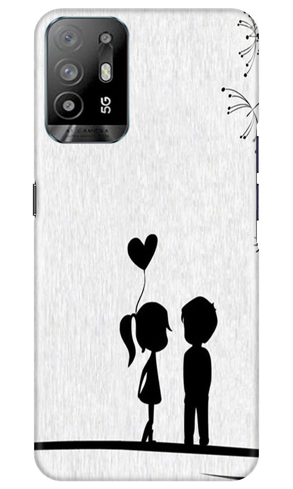 Cute Kid Couple Case for Oppo A94 (Design No. 252)