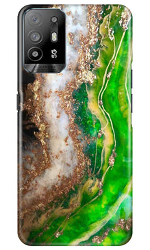 Marble Texture Mobile Back Case for Oppo A94 (Design - 269)