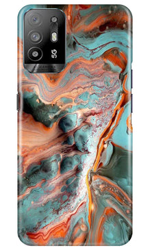 Marble Texture Mobile Back Case for Oppo A94 (Design - 271)