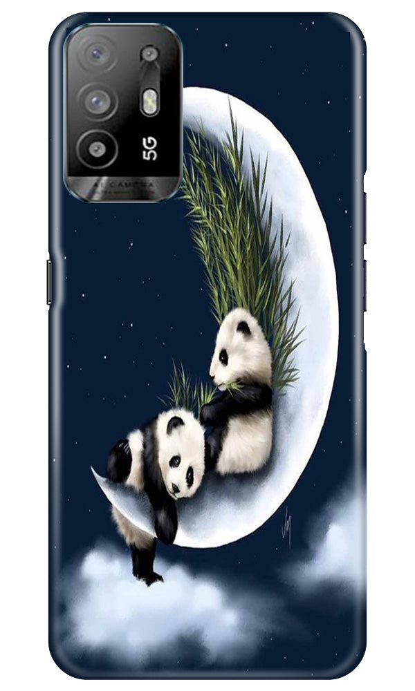 Panda Moon Mobile Back Case for Oppo A94 (Design - 280)