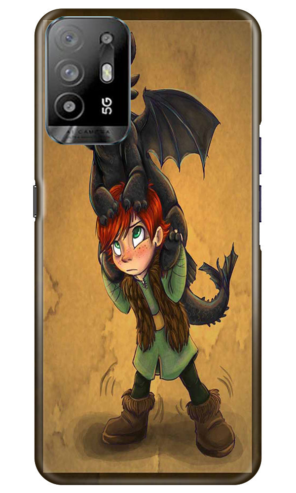 Dragon Mobile Back Case for Oppo A94 (Design - 298)