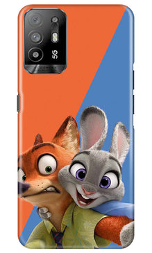 Cartoon Mobile Back Case for Oppo A94 (Design - 306)