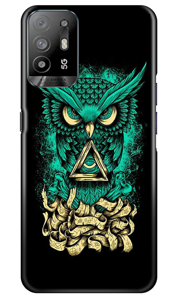 Owl Mobile Back Case for Oppo A94 (Design - 317)