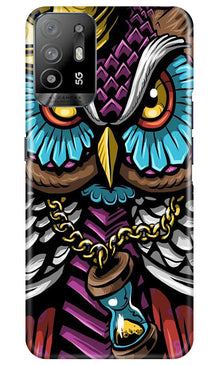 Owl Mobile Back Case for Oppo A94 (Design - 318)