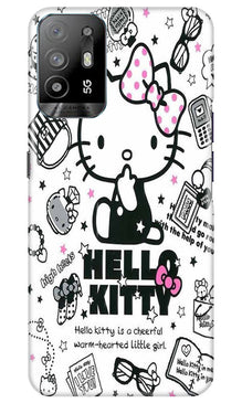 Hello Kitty Mobile Back Case for Oppo A94 (Design - 320)