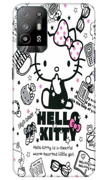 Hello Kitty Mobile Back Case for Oppo A94 (Design - 320)