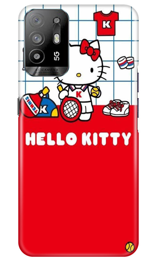 Hello Kitty Mobile Back Case for Oppo A94 (Design - 322)