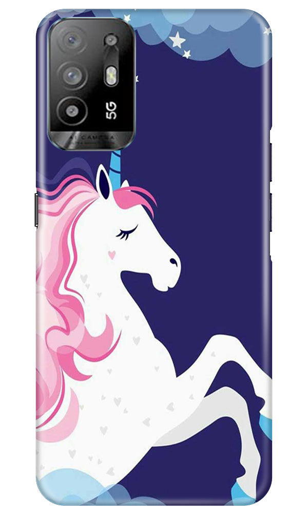Unicorn Mobile Back Case for Oppo A94 (Design - 324)