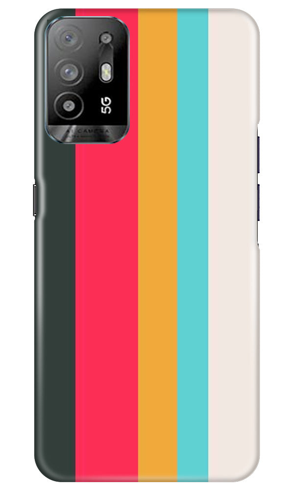 Color Pattern Mobile Back Case for Oppo A94 (Design - 328)