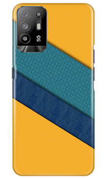 Diagonal Pattern Mobile Back Case for Oppo A94 (Design - 329)
