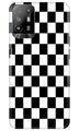 Black White Boxes Mobile Back Case for Oppo A94 (Design - 331)