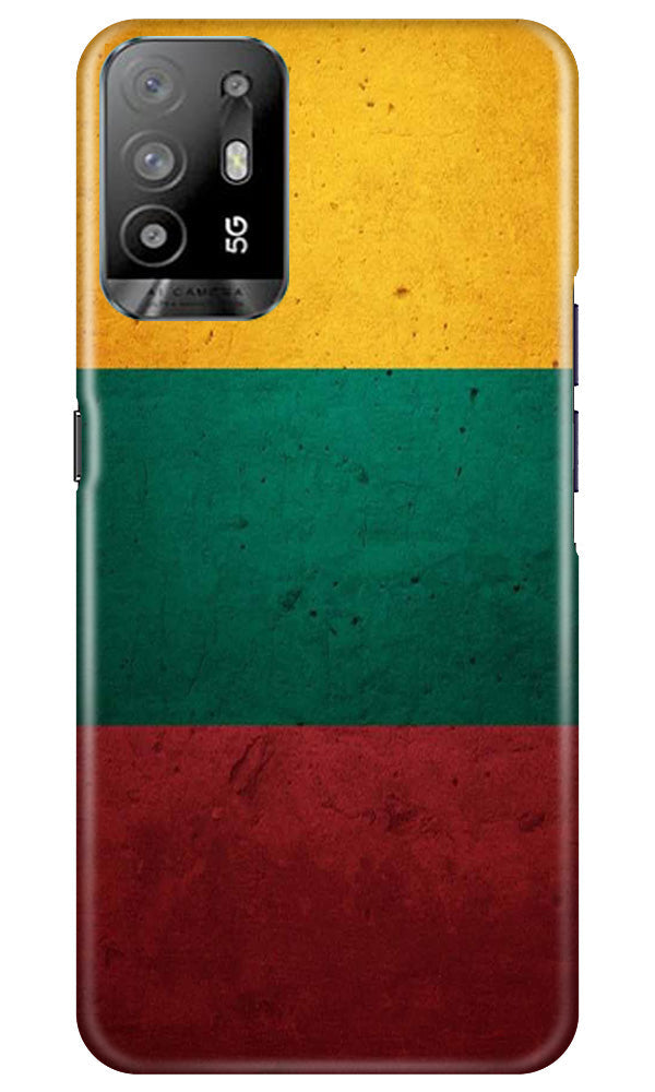 Color Pattern Mobile Back Case for Oppo A94 (Design - 333)