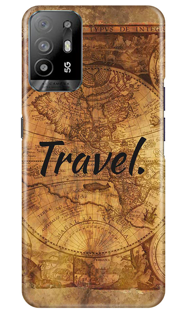 Travel Mobile Back Case for Oppo A94 (Design - 334)