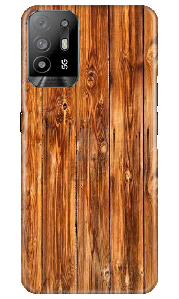 Wooden Texture Mobile Back Case for Oppo A94 (Design - 335)