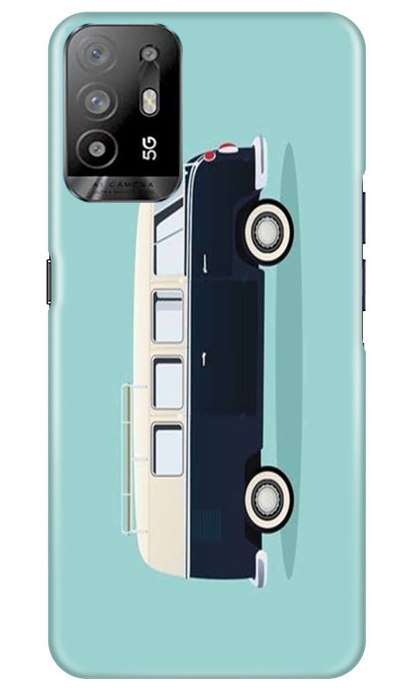 Travel Bus Mobile Back Case for Oppo A94 (Design - 338)