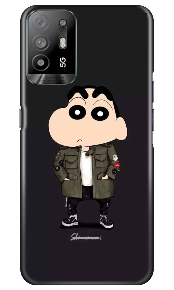 Shin Chan Mobile Back Case for Oppo A94 (Design - 349)