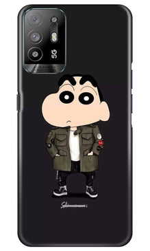 Shin Chan Mobile Back Case for Oppo A94 (Design - 349)