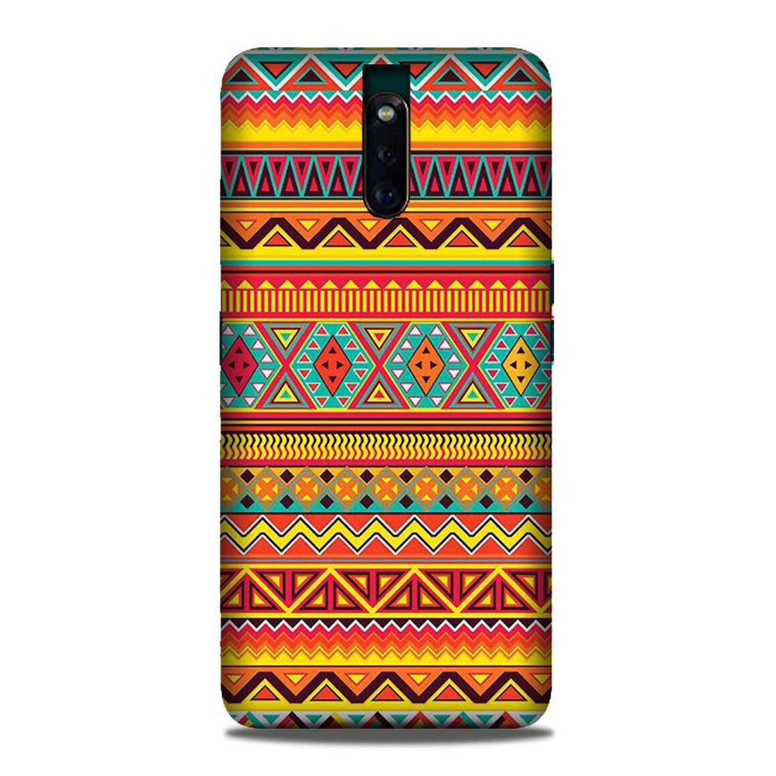 Zigzag line pattern Case for Oppo F11 Pro