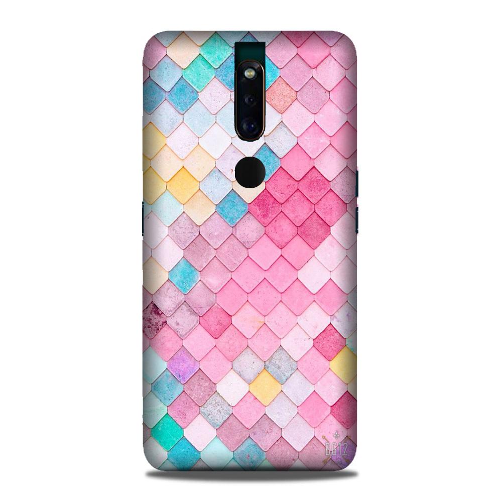 Pink Pattern Case for Oppo F11 Pro (Design No. 215)