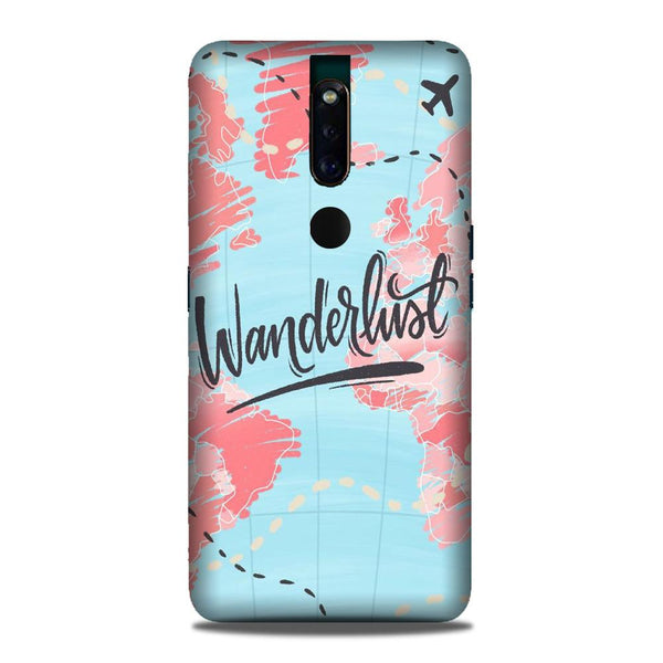Wonderlust Travel Case for Oppo F11 Pro (Design No. 223)