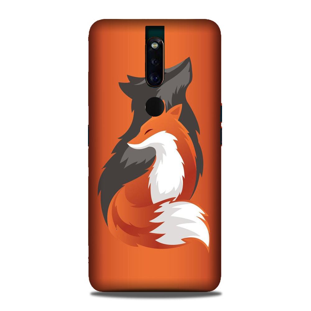 Wolf  Case for Oppo F11 Pro (Design No. 224)