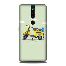 Vintage Scooter Mobile Back Case for Oppo F11 Pro (Design - 260)
