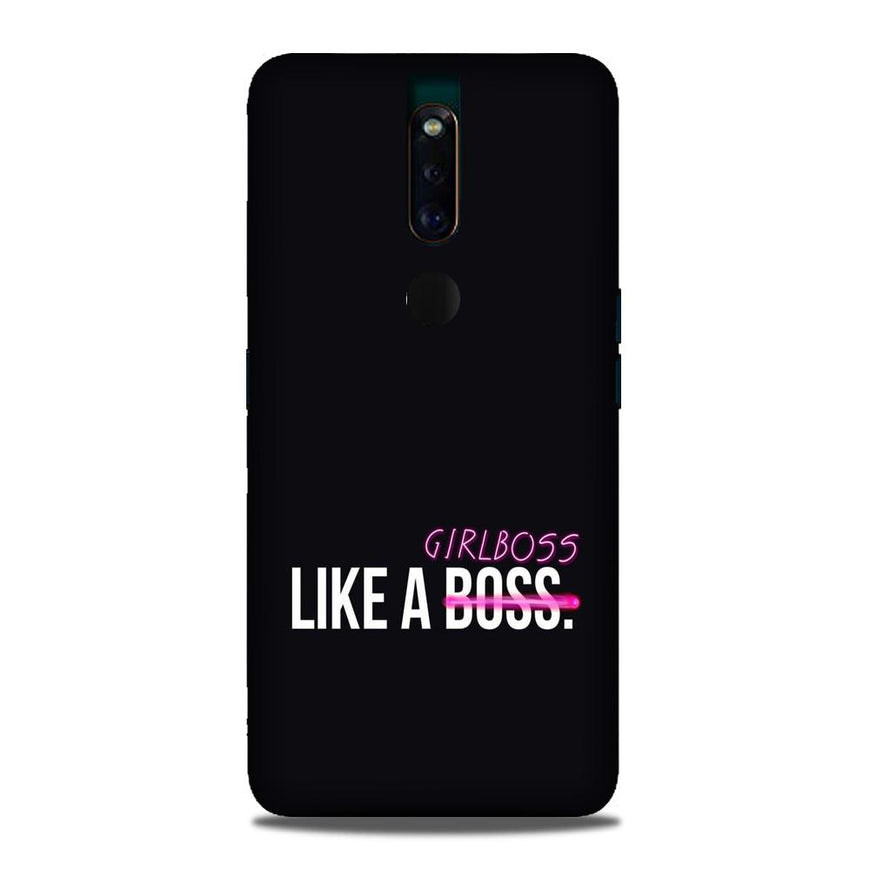 Like a Girl Boss Case for Oppo F11 Pro (Design No. 265)