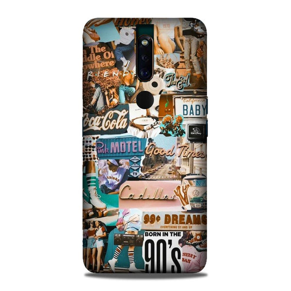 Vintage Design Case for Oppo F11 Pro (Design No. 284)