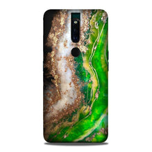 Marble Texture Mobile Back Case for Oppo F11 Pro  (Design - 307)