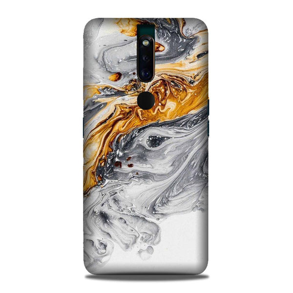 Marble Texture Mobile Back Case for Oppo F11 Pro  (Design - 310)