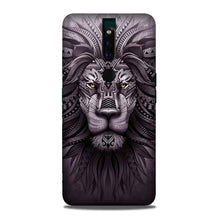 Lion Mobile Back Case for Oppo F11 Pro  (Design - 315)
