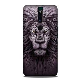 Lion Mobile Back Case for Oppo F11 Pro(Design - 315)