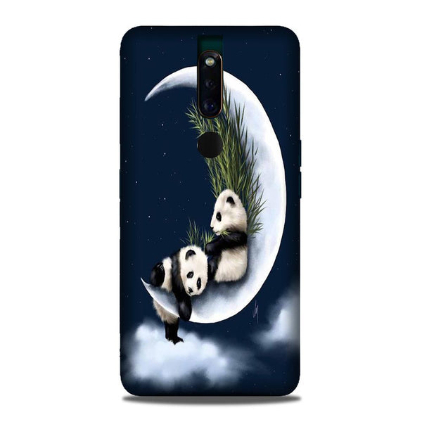 Panda Moon Mobile Back Case for Oppo F11 Pro  (Design - 318)