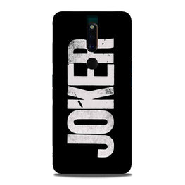 Joker Mobile Back Case for Oppo F11 Pro(Design - 327)