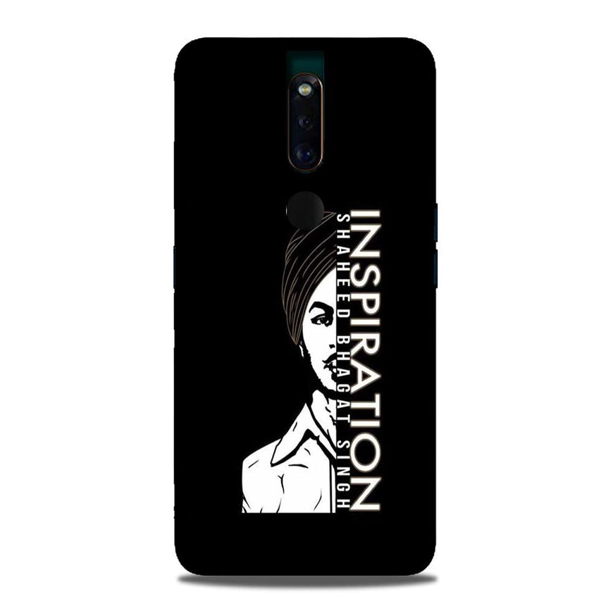 Bhagat Singh Mobile Back Case for Oppo F11 Pro  (Design - 329)