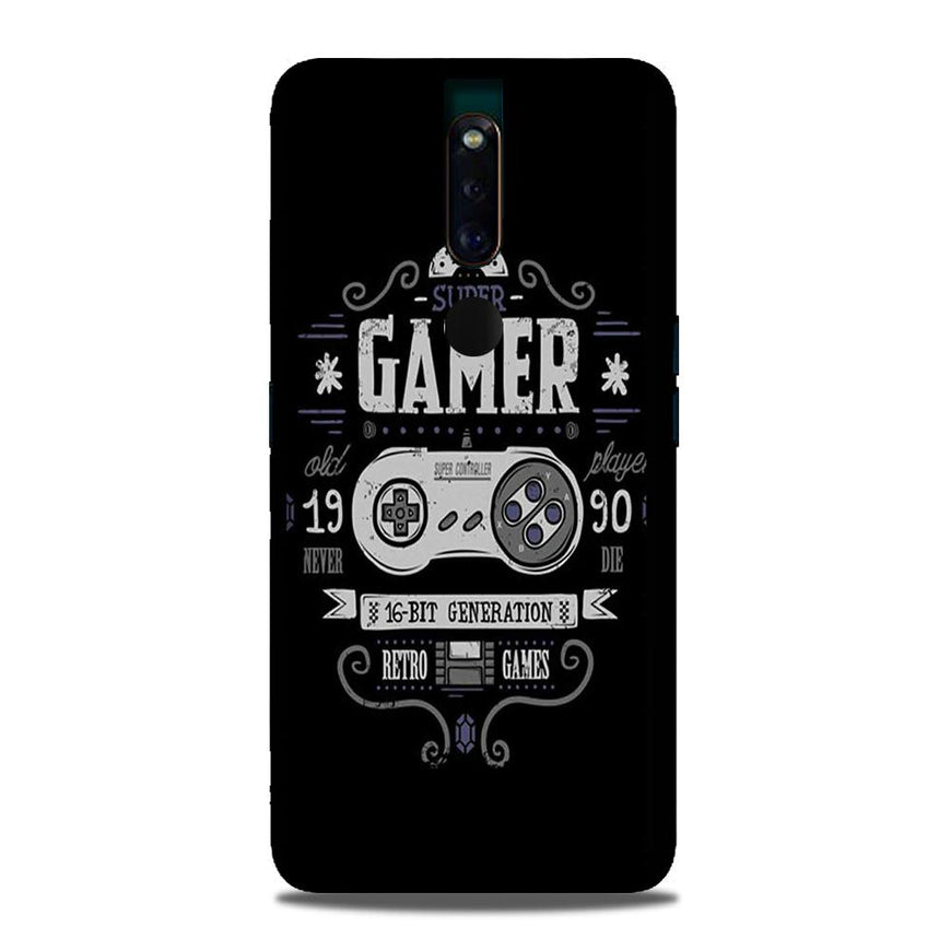 Gamer Mobile Back Case for Oppo F11 Pro  (Design - 330)