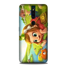 Baby Girl Mobile Back Case for Oppo F11 Pro  (Design - 339)