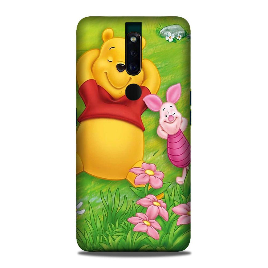 Winnie The Pooh Mobile Back Case for Oppo F11 Pro  (Design - 348)
