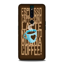 Love Coffee Mobile Back Case for Oppo F11 Pro  (Design - 351)