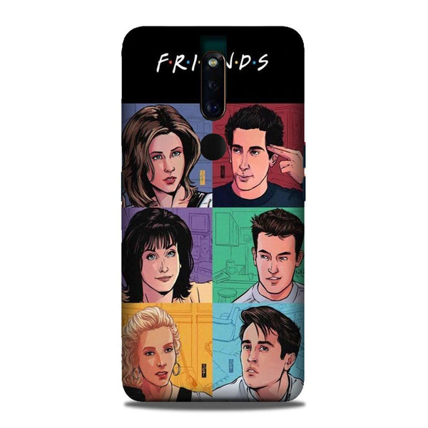 Friends Mobile Back Case for Oppo F11 Pro  (Design - 357)