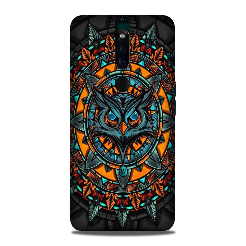 Owl Mobile Back Case for Oppo F11 Pro  (Design - 360)
