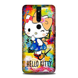 Hello Kitty Mobile Back Case for Oppo F11 Pro(Design - 362)