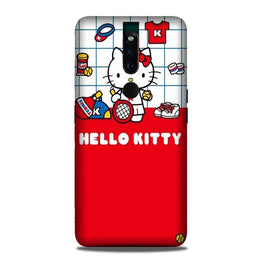 Hello Kitty Mobile Back Case for Oppo F11 Pro(Design - 363)