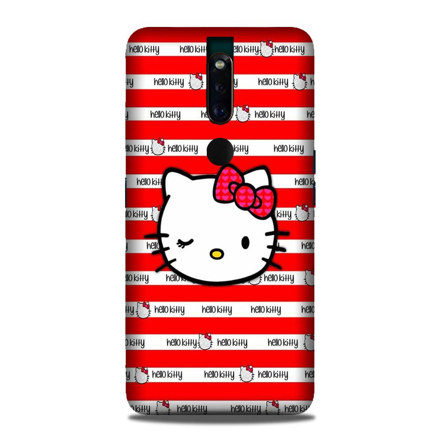 Hello Kitty Mobile Back Case for Oppo F11 Pro  (Design - 364)