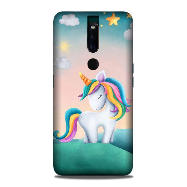 Unicorn Mobile Back Case for Oppo F11 Pro  (Design - 366)