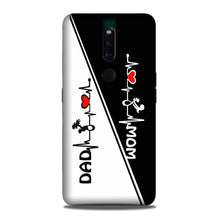 Love Mom Dad Mobile Back Case for Oppo F11 Pro  (Design - 385)