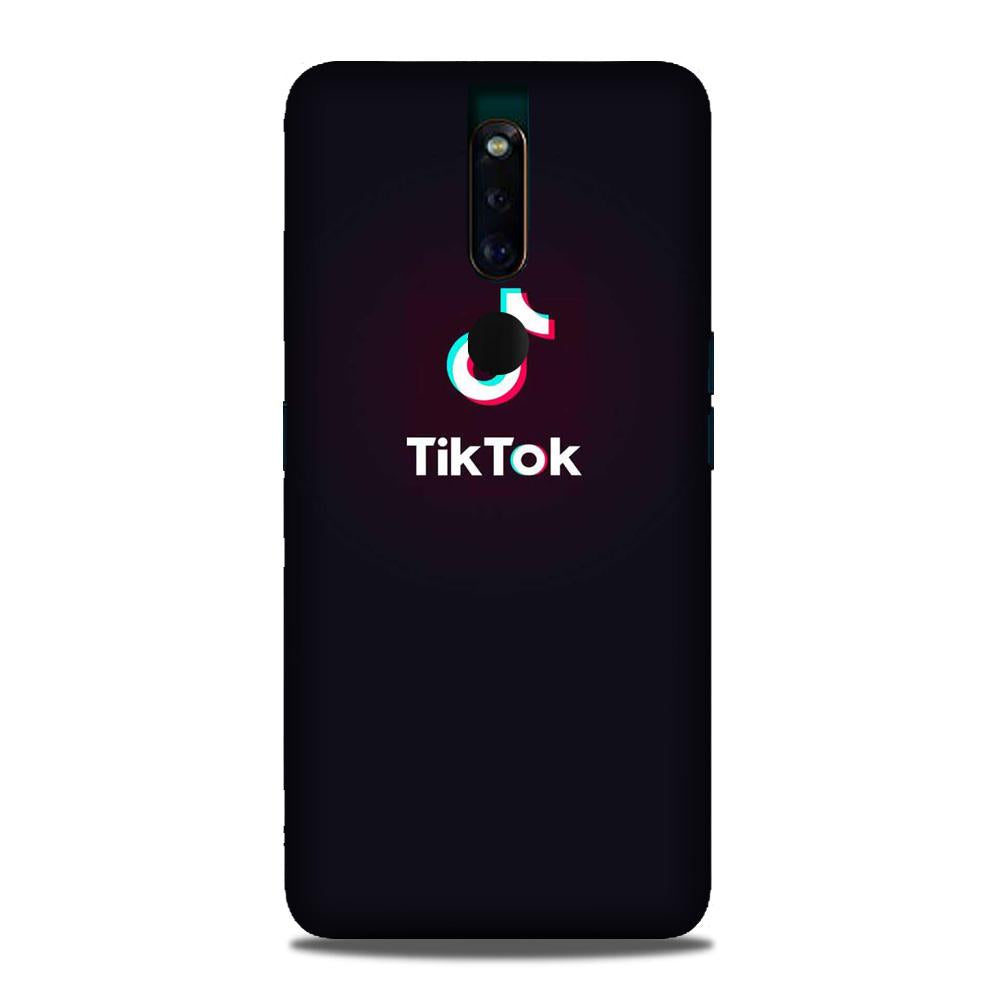 Tiktok Mobile Back Case for Oppo F11 Pro  (Design - 396)