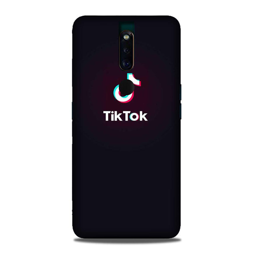 Tiktok Mobile Back Case for Oppo F11 Pro  (Design - 396)