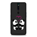 Panda Love Mobile Back Case for Oppo F11 Pro  (Design - 398)