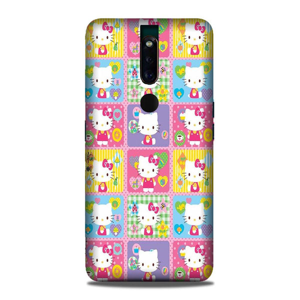 Kitty Mobile Back Case for Oppo F11 Pro  (Design - 400)